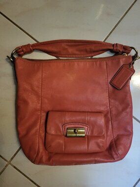 Coach Leather Hobo Bag